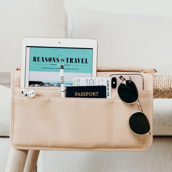 BEIS Seatback Organizer in Beige - Picture 1 of 7